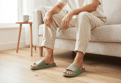 Thick vs Thin Sole Slides for Hard Floors