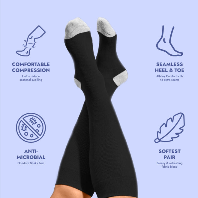 Compression Socks - Cloud Slides