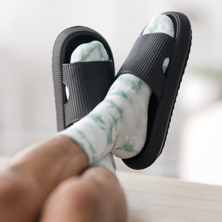 thumbnail image 2 of Jadery Women's Cloud Slides - Ultra Soft Orthopedic Slippers With Anti-Slip Sole 2 of 11