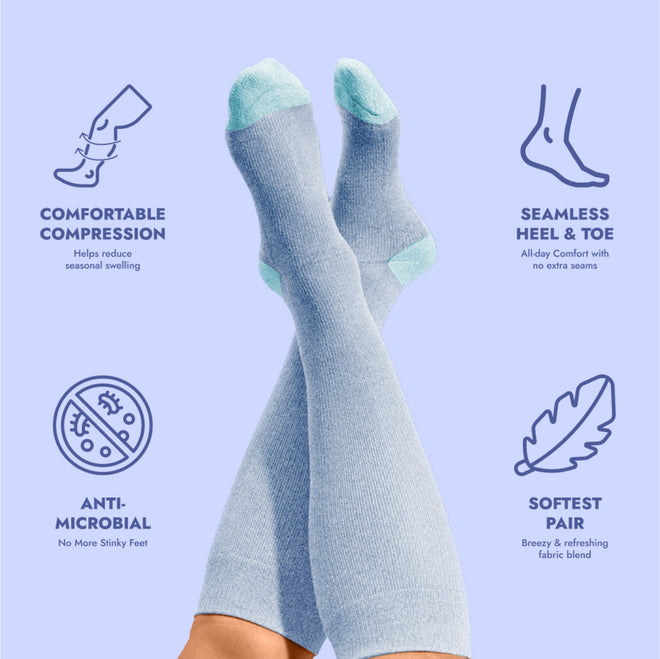 Compression Socks - Cloud Slides
