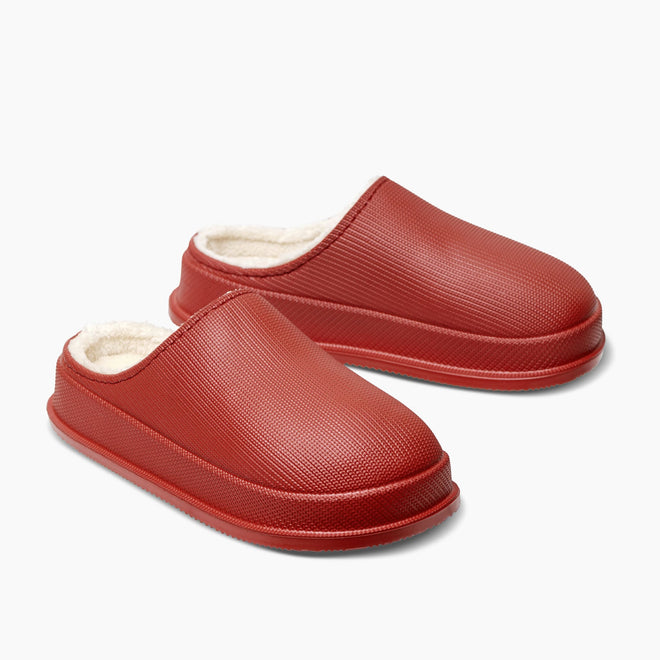 Cushion Slides with Fur - Cloud Slides