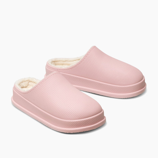 Cushion Slides with Fur - Cloud Slides