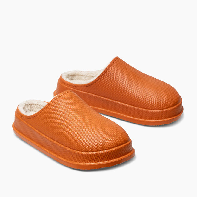 Cushion Slides with Fur - Cloud Slides