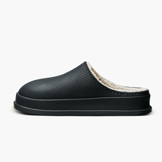 Cloud Slides - Cozy Fur Black
