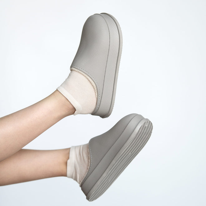 Cushion Slides with Fur - Cloud Slides