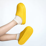 Cushion Slides with Fur - Cloud Slides
