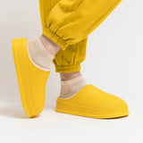 Cushion Slides with Fur - Cloud Slides
