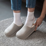 Cushion Slides with Fur - Cloud Slides