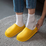 Cushion Slides with Fur - Cloud Slides