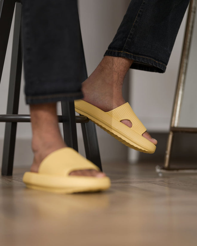 Mens Cushion Slides - Cloud Slides