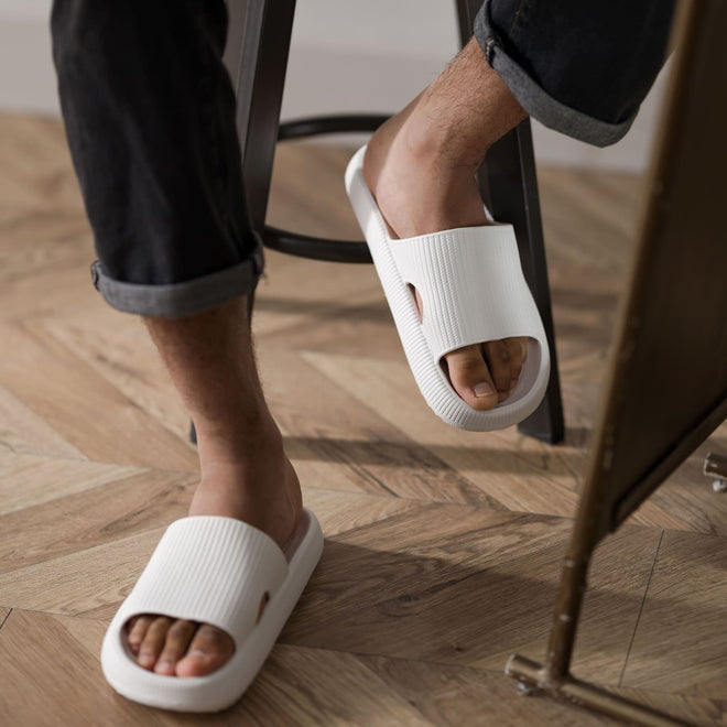 Mens Cushion Slides - Cloud Slides