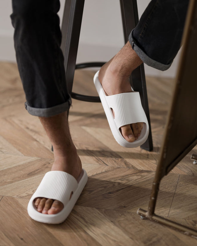 Mens Cushion Slides - Cloud Slides