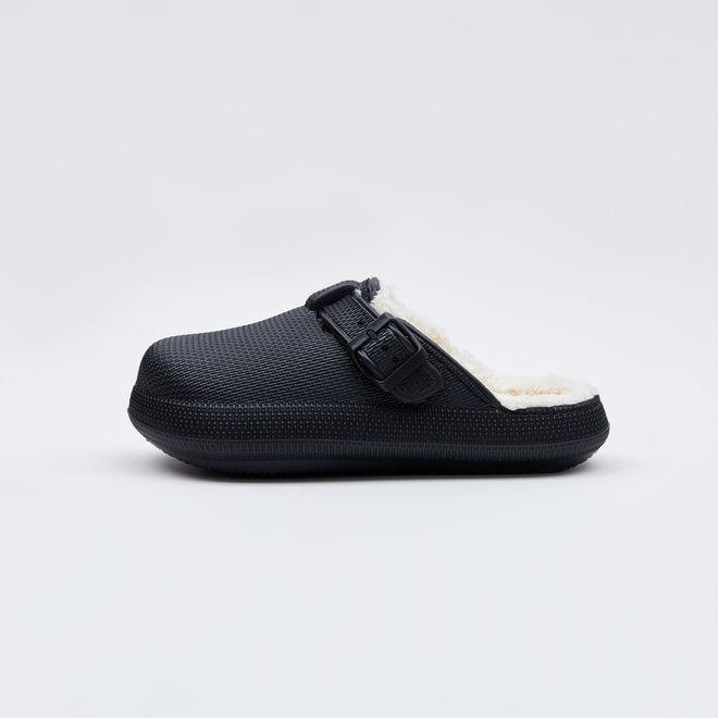 Cloud Clogs with Fur - Сloud Slides