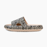 Mens Cushion Slides - Cloud Slides Leopard