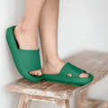 Mens Cushion Slides - Cloud Slides Emerald Green